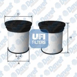 UFI 2604700 Yakit Filtresi Opel Antara 2.2 Cdti-Captiva 2.2 Vcdi 10=> ***Oe***